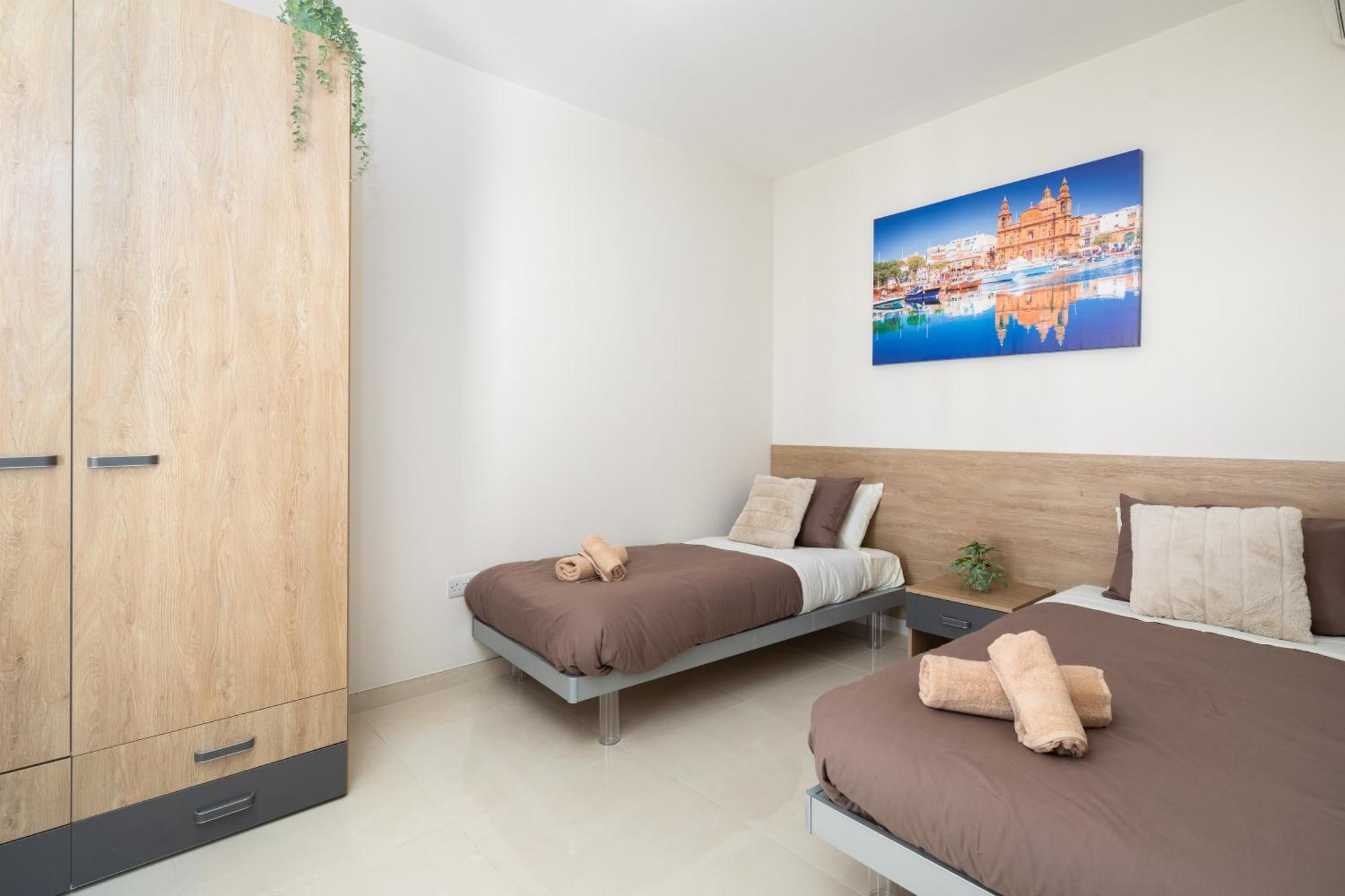 Edka Suites - Modern Sunlit 2Bd Apartments With Balconies - Close To Sliema Promenade, St Julian'S & St Georges Bay Gzira Exteriér fotografie