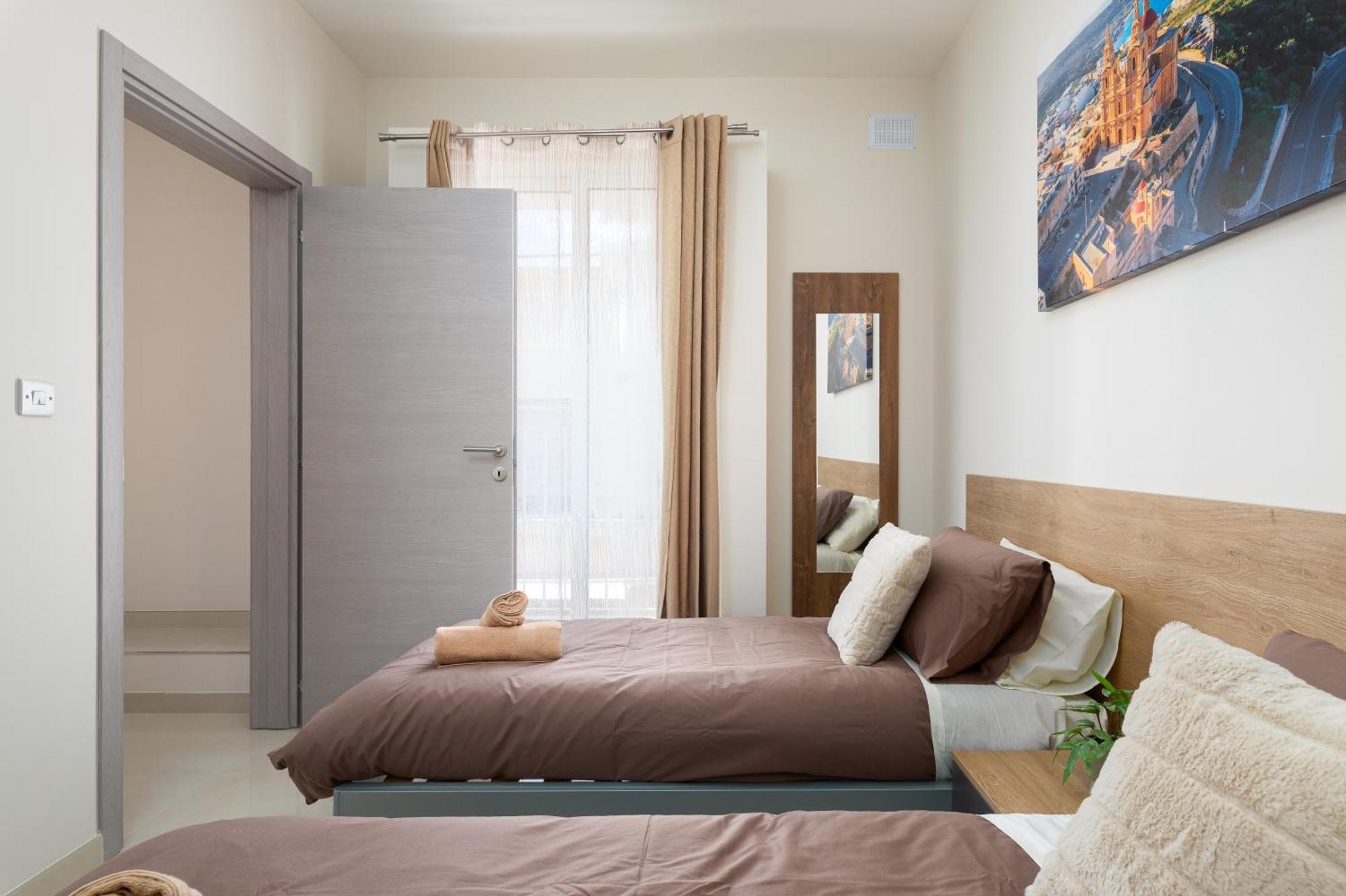 Edka Suites - Modern Sunlit 2Bd Apartments With Balconies - Close To Sliema Promenade, St Julian'S & St Georges Bay Gzira Exteriér fotografie